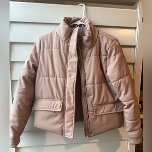 Jacket trendy baby pink